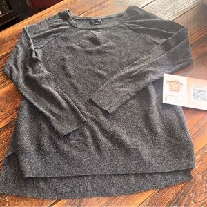 American Eagle Outfitters Dark Gray Knit Pullover large